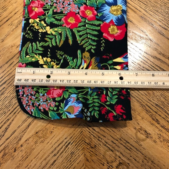 Soft Surroundings In Bloom Floral Slim Ankle Pants Sz M Pull On Stretch Casual - Picture 14 of 15